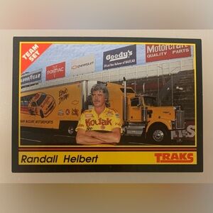 Randall Helbert Yellow Racing Truck Trading Card - Team Set 1992